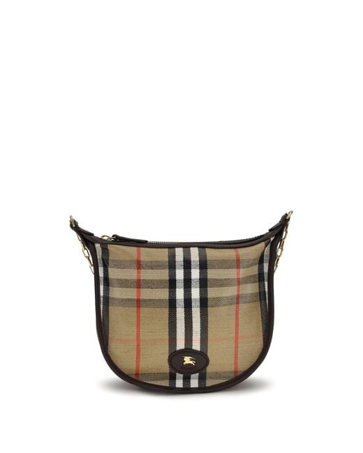 Women's White Mini Highlands Chain Shoulder Bag
