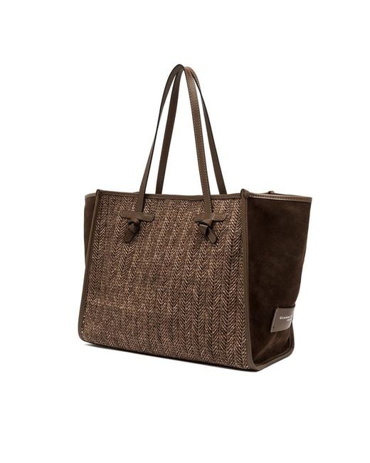Gianni Chiarini Brown "Dua" Shoulder Bag