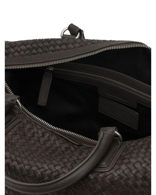 Officine Creative Black Armor 019 Travel Bag for men