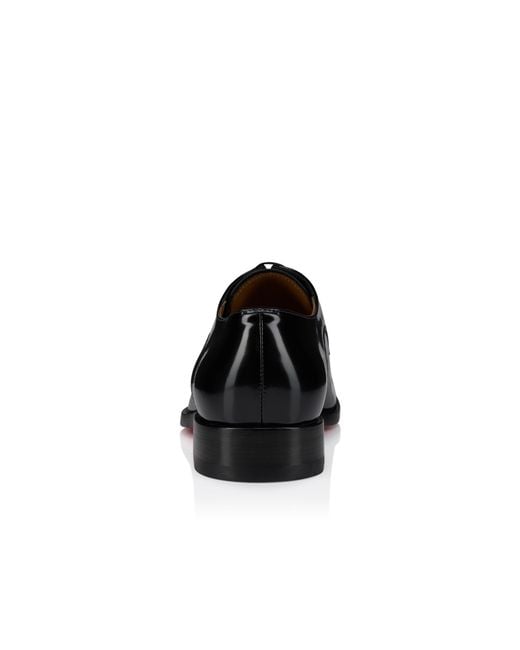 Christian Louboutin Black Moustachou Derby for men