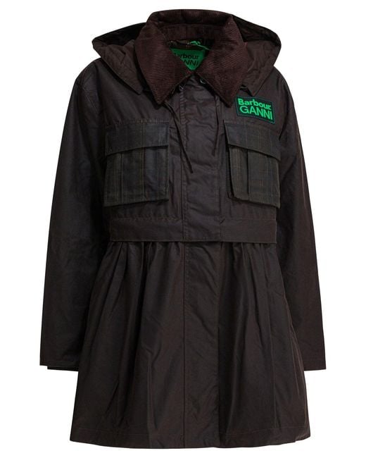 Barbour Black X Ganni Jacket