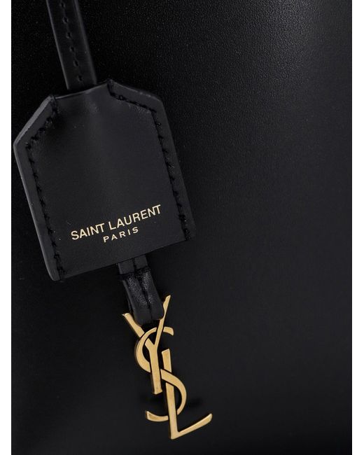 Saint Laurent Black Mini Toy Leather Crossbody Bag