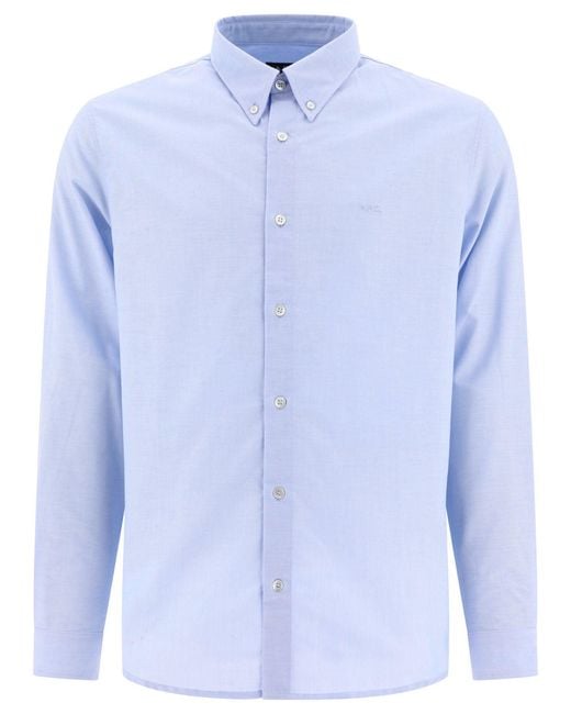 A.P.C. Blue Greg Shirt
