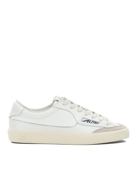 Autry White "Windscape Low" Sneakers for men