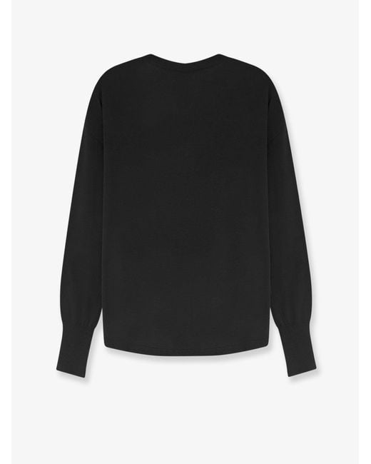 Aspesi Black Virgin Wool Sweater