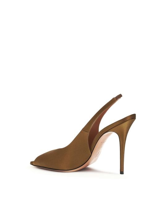 AMINA MUADDI Brown Kristina Slingback Sandals