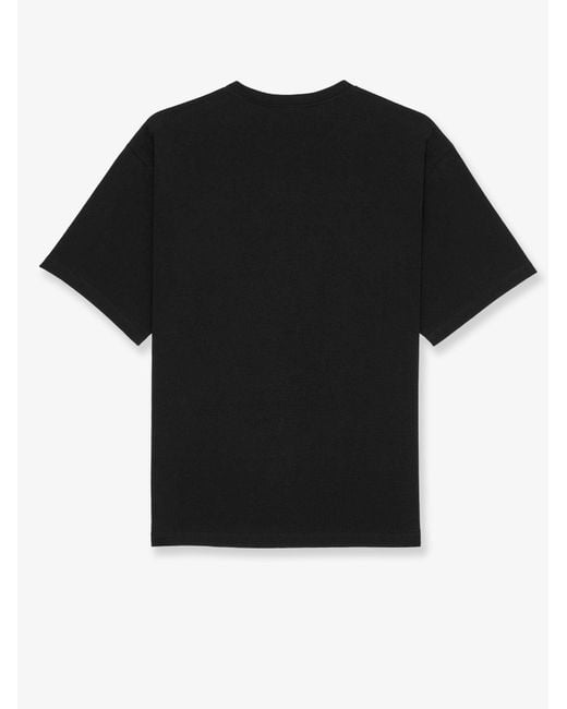 Saint Laurent Black Certified Cotton T-Shirt for men