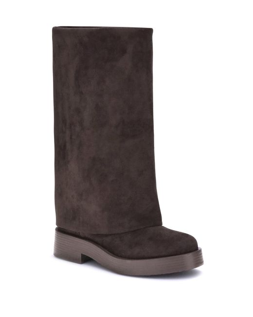 Casadei Brown Boots Charlie Suede-Effect