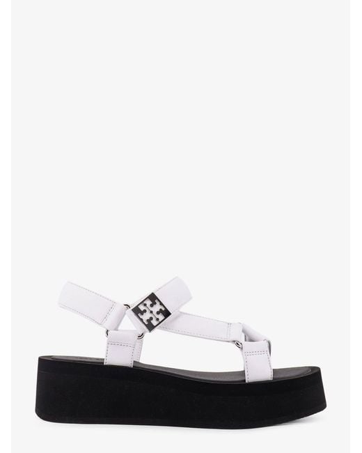 Tory Burch White 50Mm Platform Sandals