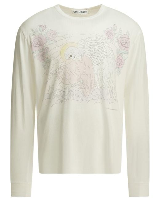 Men's White "Cruise" Crewneck T-Shirt