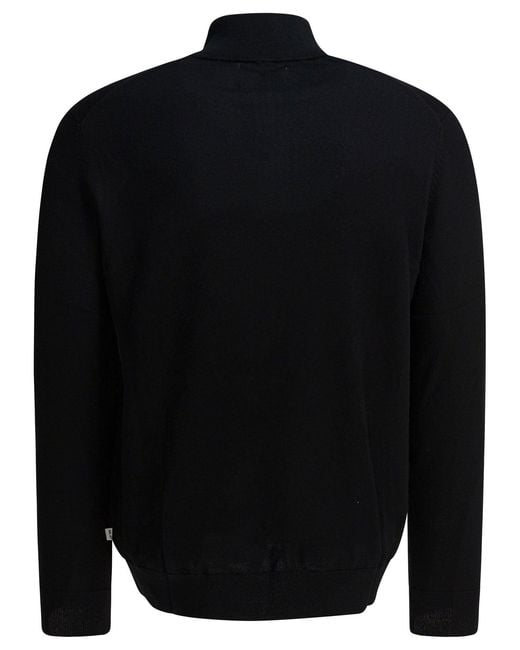 NN07 Black Merino Wool Knitwear for men