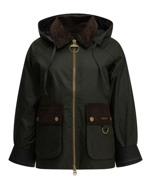 Barbour Black "Carbille" Lightweight Jacket