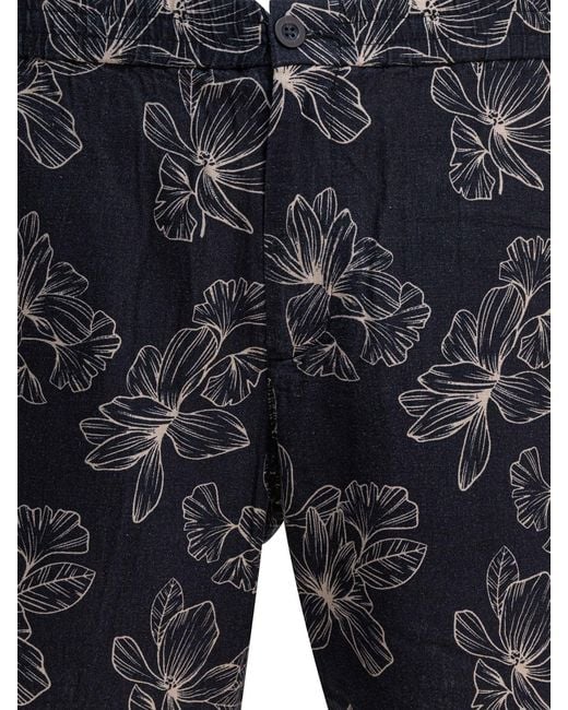 Vince Gray Floral Shorts for men