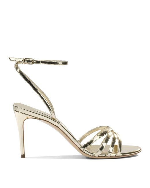 Casadei Metallic Sandals