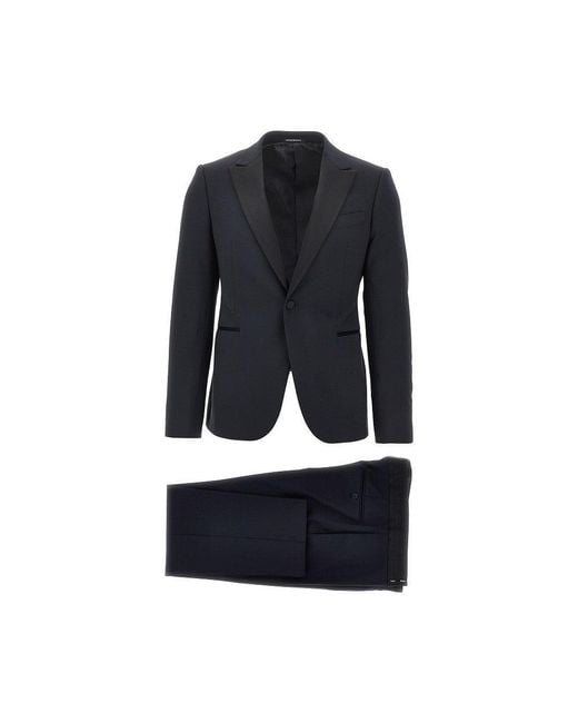 Emporio Armani Blue M Line Evening Tailored Suit for men