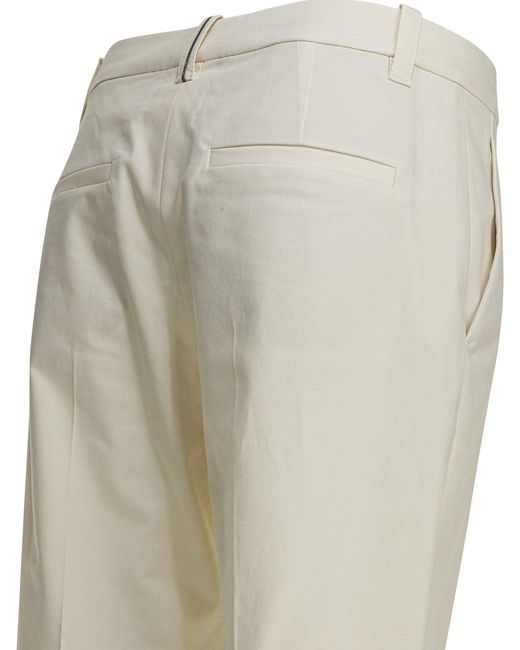 Brunello Cucinelli Natural Trousers