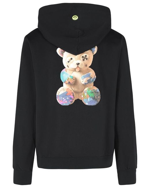 Barrow Black Cotton Sweatshirt for men
