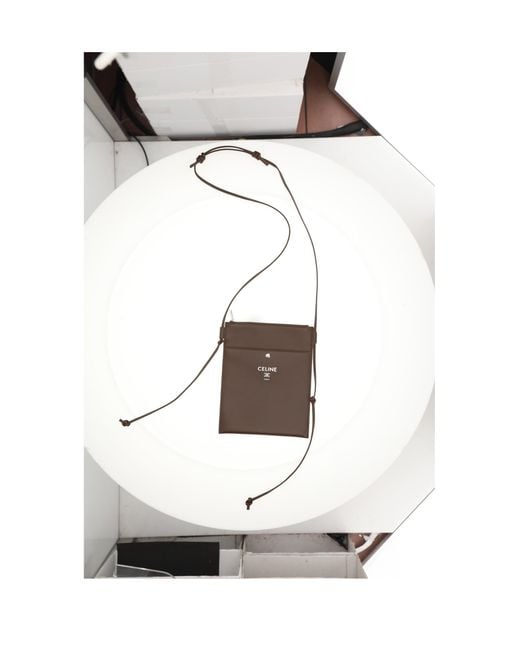Céline White Sharp Pouch for men