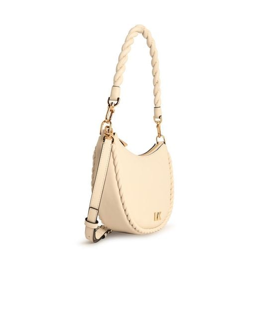 MICHAEL Michael Kors White Kyla Cream Leather Bag
