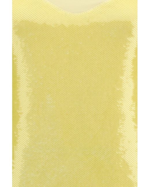 Gucci Yellow Sequined Mini Dress