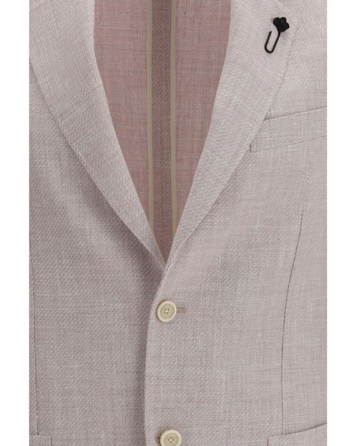 Lardini Gray Blazer Roma for men