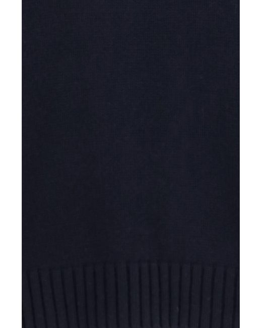 Loro Piana Blue Parksville Cashmere Crewneck Sweater