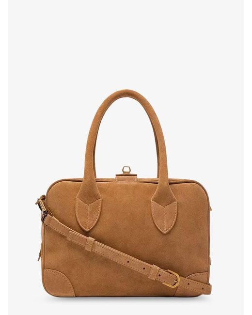 Golden Goose Deluxe Brand Brown Vita Bag Suede Crossbody Bag