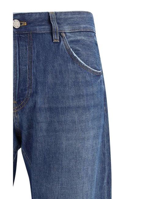 PT Torino Blue Jeans Carrot-Fit Cotton for men