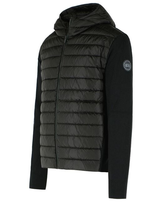 Canada Goose Black Hybridge Hayes Jacket for men