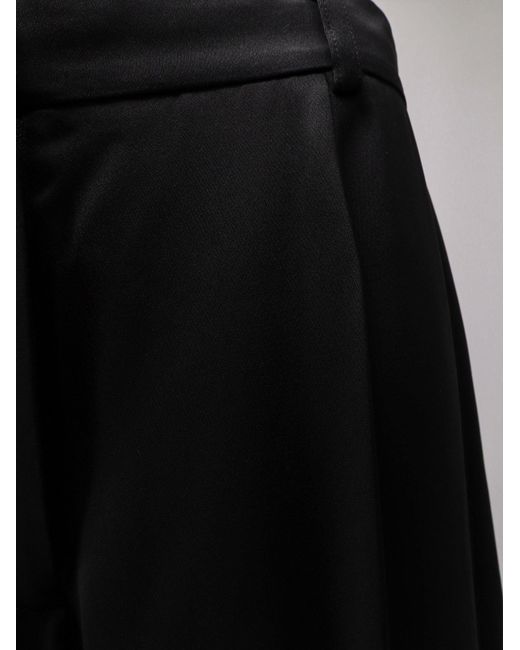 Totême Black Satin Trousers