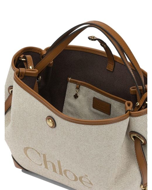 Chloé White "Clover" Medium Handbag
