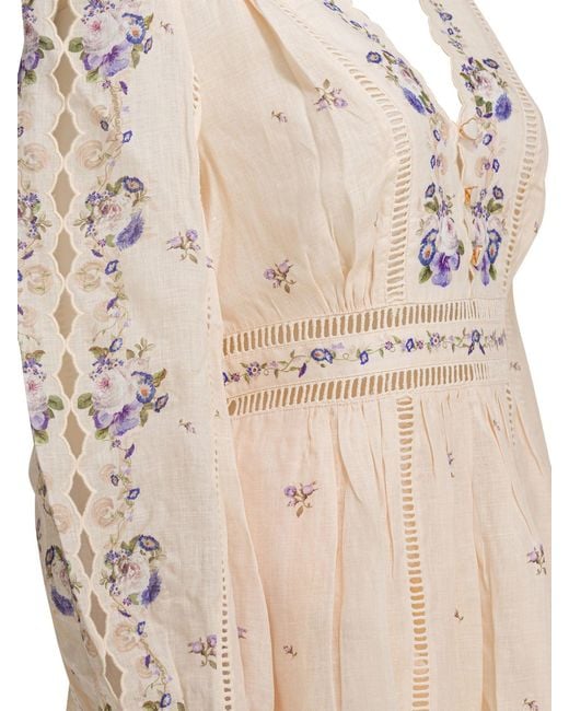 Zimmermann Natural "Patience" Dress