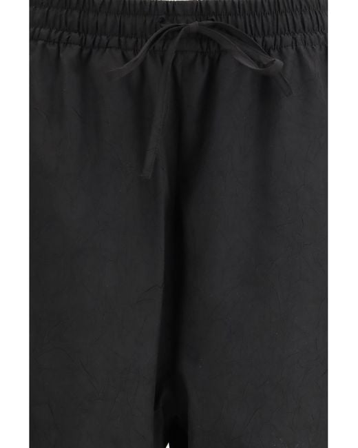Rohe Black Trousers Balloon Track