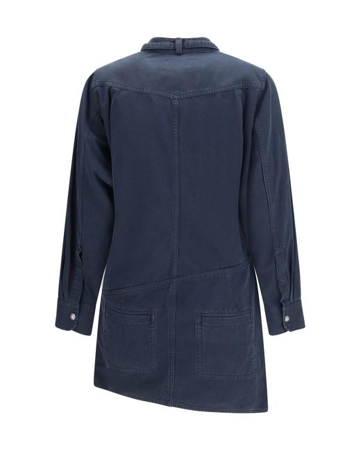 Isabel Marant Blue Marant Etoile Nouria Shirt Dress