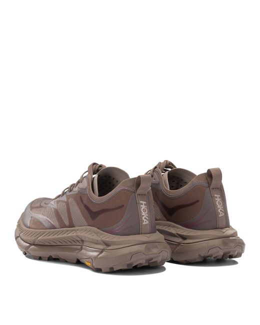 Hoka One One Brown Mafate Speed 4 Lite Low-Top Nylon Sneakers