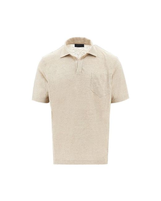 Sease Natural 'Crew' Hemp Polo Shirt for men