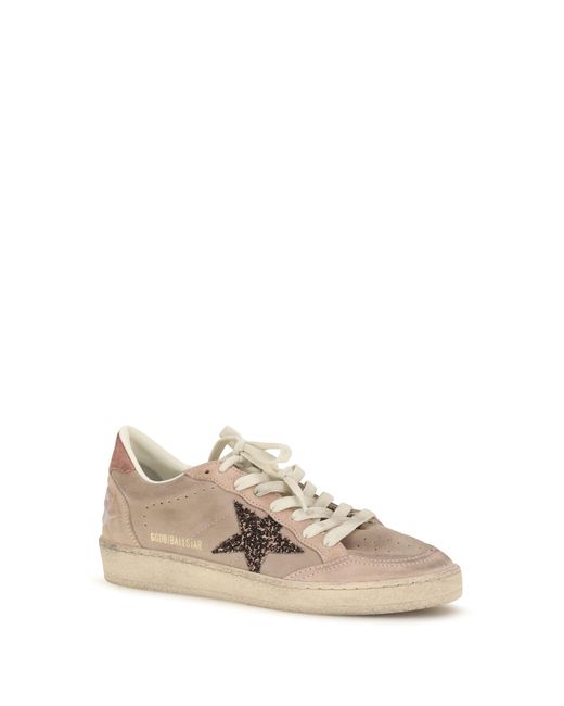Golden Goose Deluxe Brand Natural Sneakers Ball Star Leather