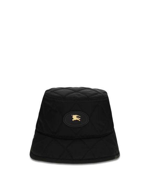 Burberry Black Horseshoe Bucket Hat for men