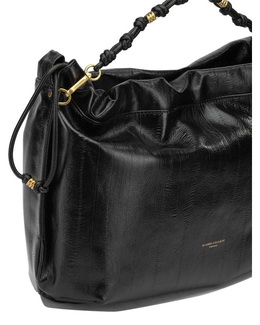 Gianni Chiarini Black Morgana Shoulder Bag