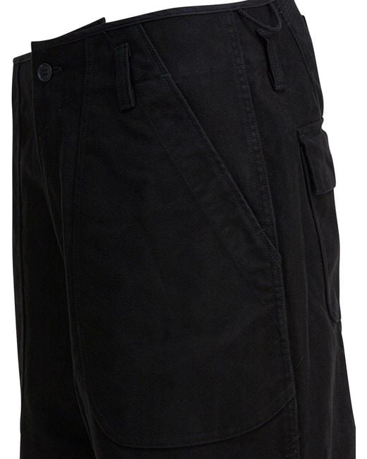 Needles Black "Over" Pants for men
