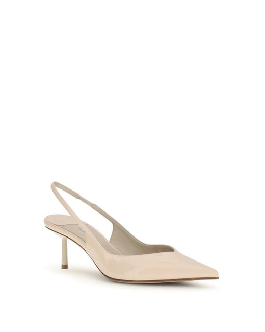 Le Silla White Pumps Vivienne Patent Leather