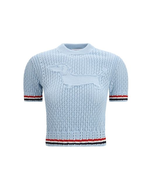 Thom Browne Blue Hector T-Shirt