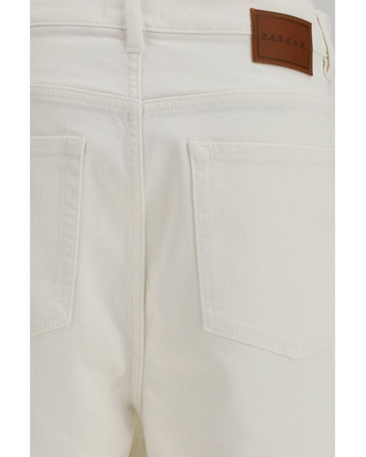 P.A.R.O.S.H. White Denim Bermuda Shorts