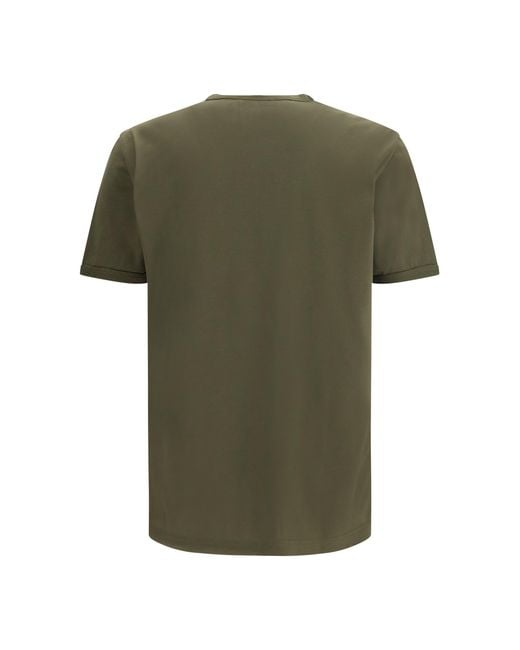 Dolce & Gabbana Green Logo Patch T-Shirt for men