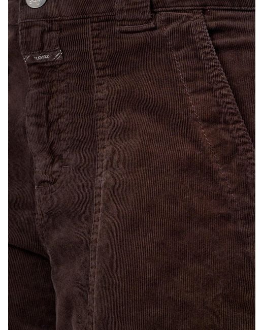 Closed Brown Rhannon Velvet Trousers