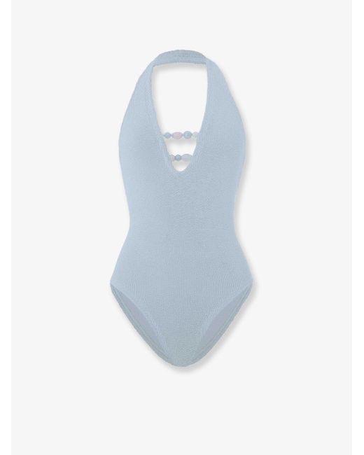 Women's Blue One-Piece Swimsuit Adriana