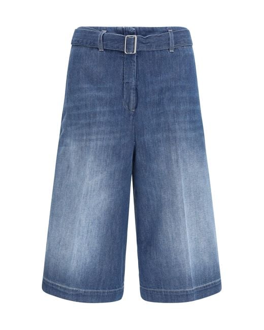 True Royal Blue Cotton Shorts