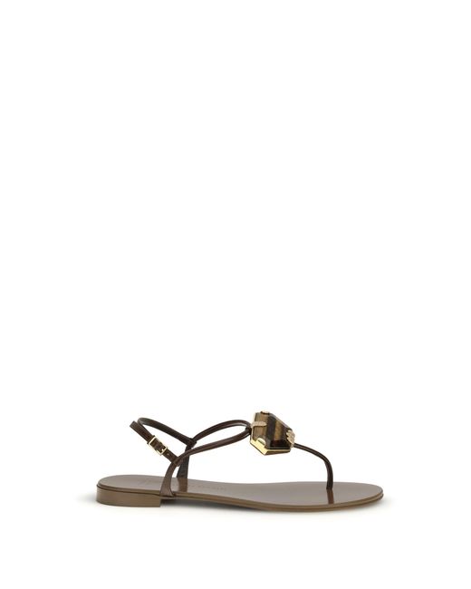 Giuseppe Zanotti White Pia Muse Sandals