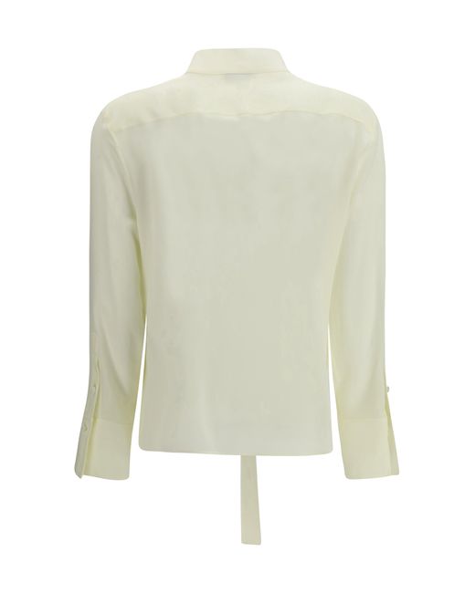 McQueen Green Ruffled Shirt