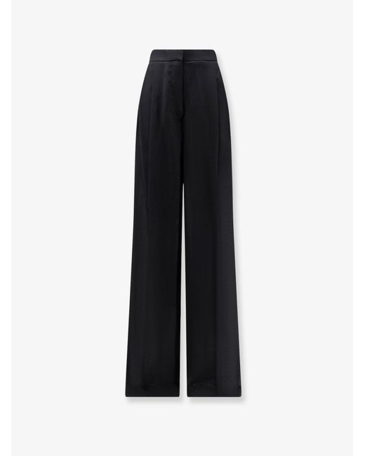 Tom Ford Black Light Wool Tuxedo Trousers